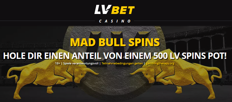 Mad Bull Spins bei LVBET