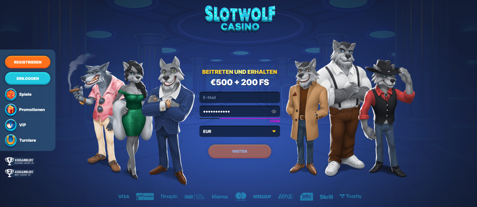 Slotwolf Freespins