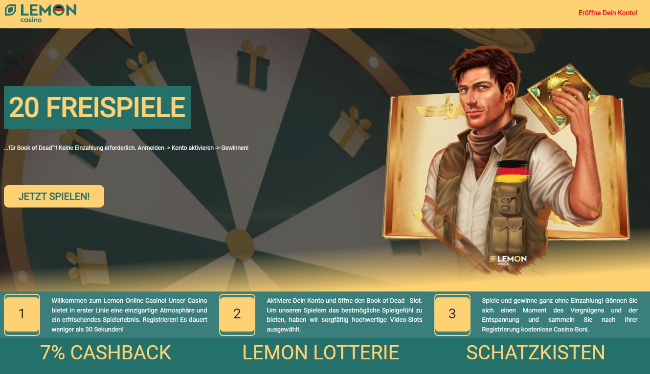 Lemoncasino Freespins