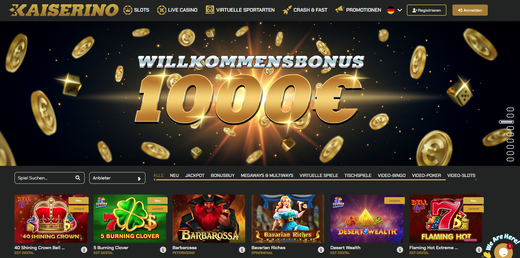Kaiserino Willkommensbonus