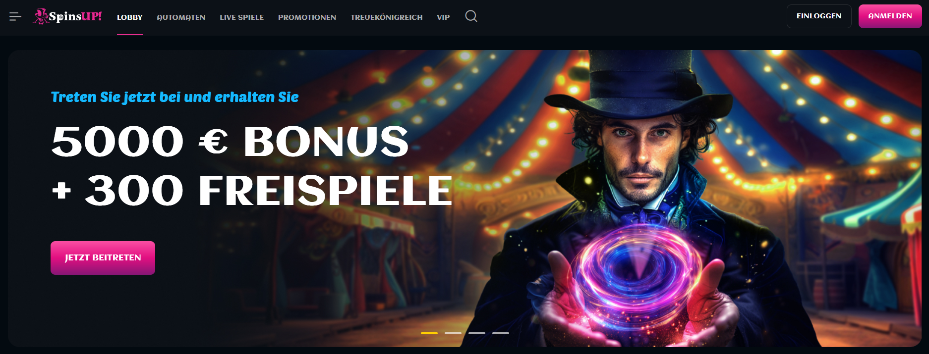 Spinsup Freespins