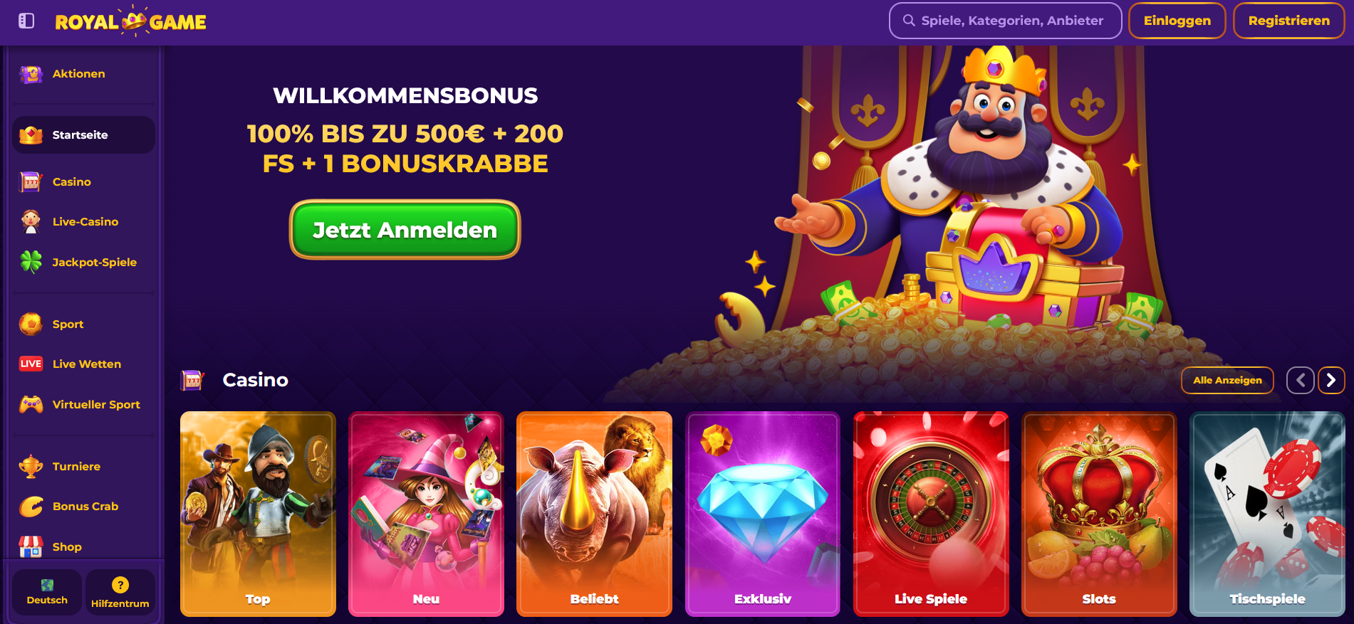 Royalgame Freespins