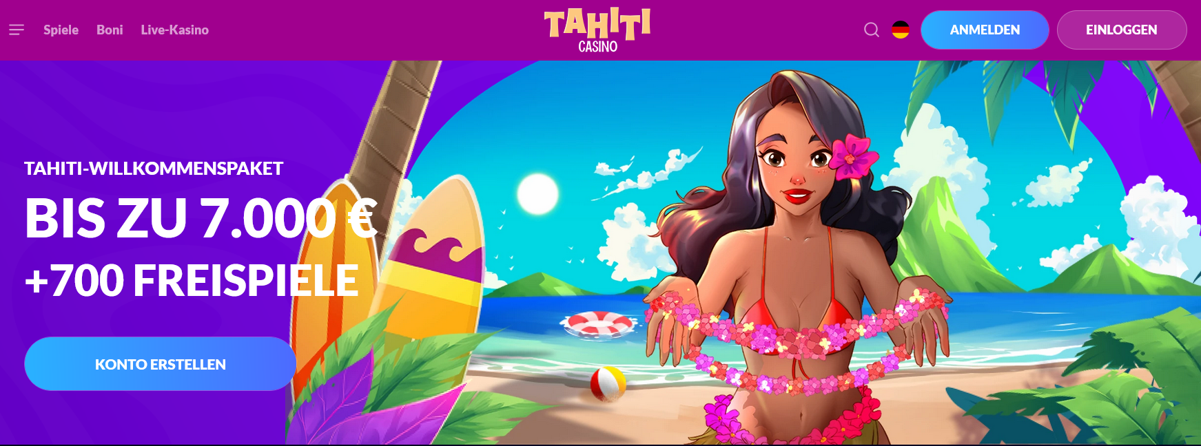 Tahiticasino Freespins