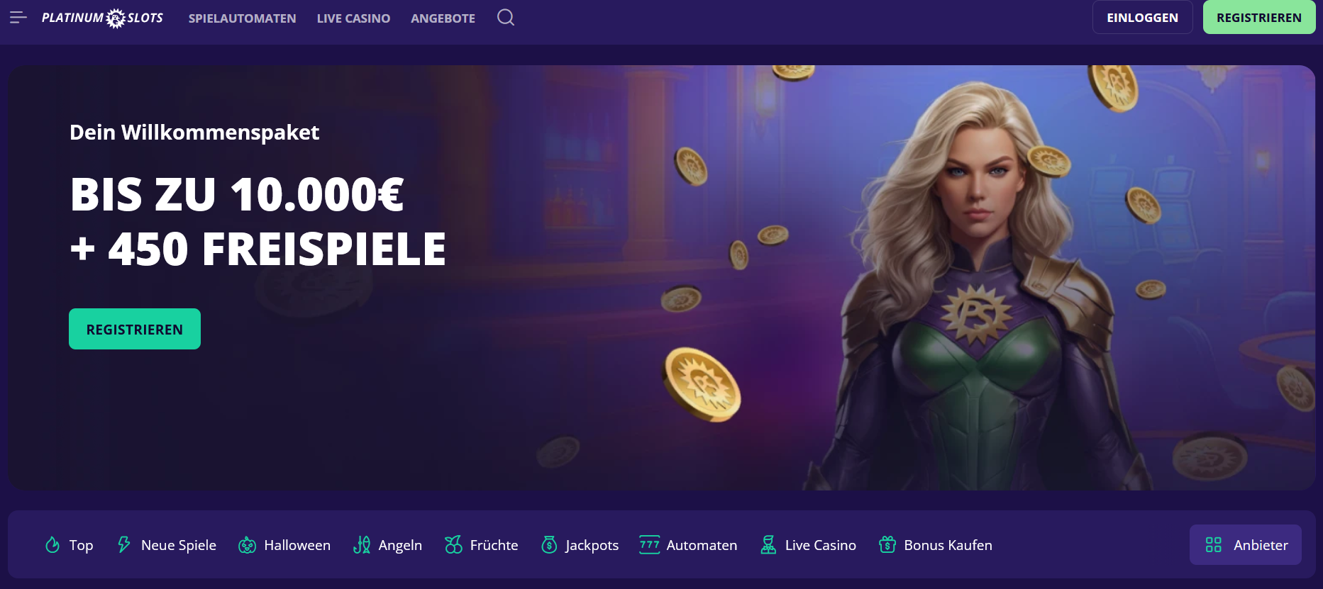 Platinumslots Freespins