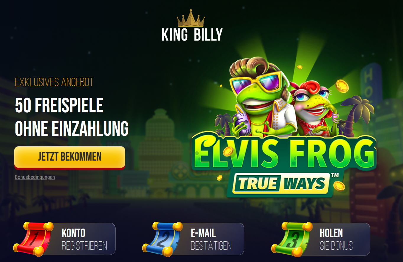 Kingbilly Freespins ohne Einzahlung Kingbilly Freespins ohne Einzahlung