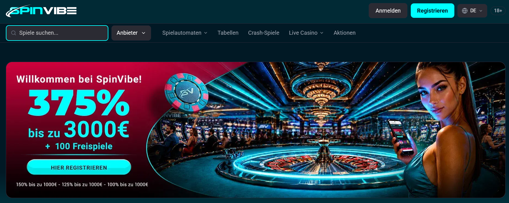 Spinvibe Freespins ohne Einzahlung Spinvibe Freespins ohne Einzahlung